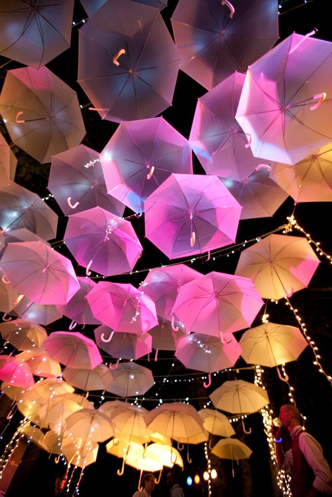 DIY Romantic Umbrella Canopy