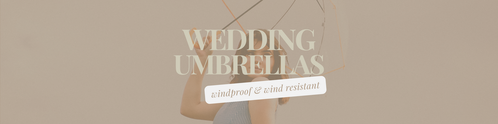 Windproof and Wind-Resistant Fabric Benefits for Wedding Umbrellas: Why Every Bride Needs One