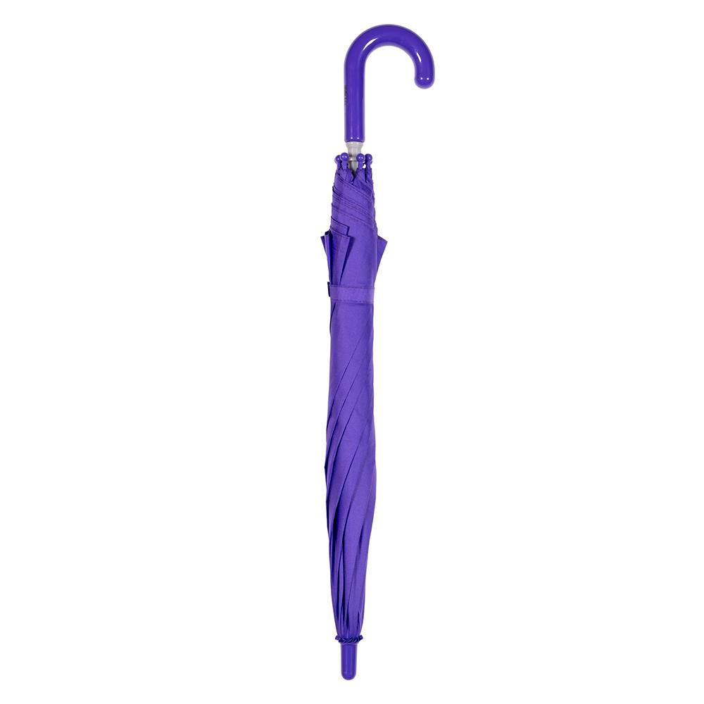 Purple umbrella on a white background. SKU: K1-CN818-PURPLE
Availability: in stock
UPF50+ Purple Kids Safe Kid Friendly Umbrella
$20.00
Vendor: CLIFTON
Barcode: 9314727818024
DESCRIPTION
Purple
Kids love this colourful cover and parents love the Kid Safe safety features.
245 grams; 63cm Folded Length; 78cm Coverage Across
Windproof
UPF50+ Treated Pongee Fabric Canopy
Easy-Glide Safety Runner
Simply slide up to open: Slide down to close
Strong Metal Shaft
8 Flexible Fibreglass Ribs
Protective Rounded Safety 