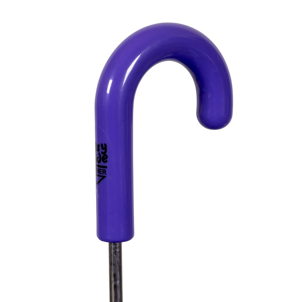 Purple curved tool handle with a black logo on a white background. Purple umbrella on a white background. SKU: K1-CN818-PURPLE
Availability: in stock
UPF50+ Purple Kids Safe Kid Friendly Umbrella
$20.00
Vendor: CLIFTON
Barcode: 9314727818024
DESCRIPTION
Purple
Kids love this colourful cover and parents love the Kid Safe safety features.
245 grams; 63cm Folded Length; 78cm Coverage Across
Windproof
UPF50+ Treated Pongee Fabric Canopy
Easy-Glide Safety Runner
Simply slide up to open: Slide down to close
Stron