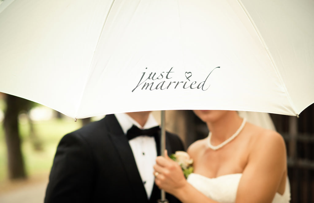 Image of two people just married