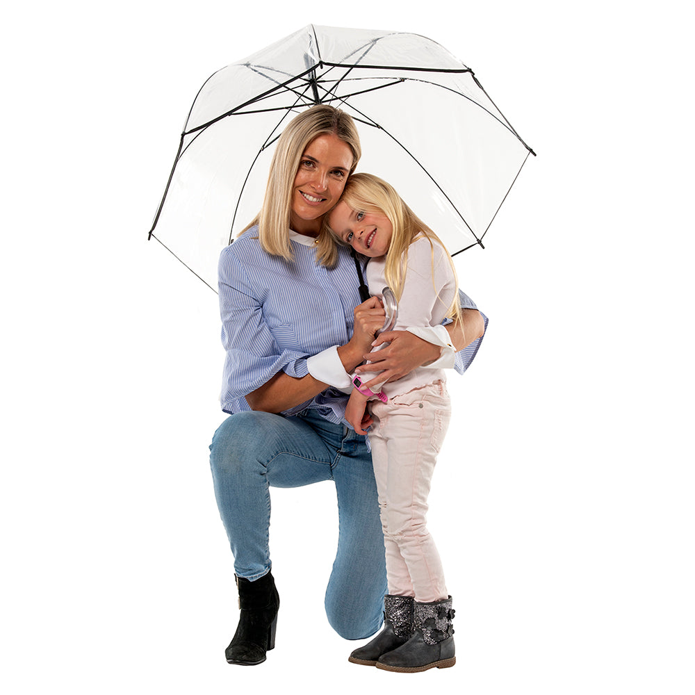 1 one clear wedding umbrella poe pvc party pack couple bundle set buy bride bridal groom open hook handle black ombre